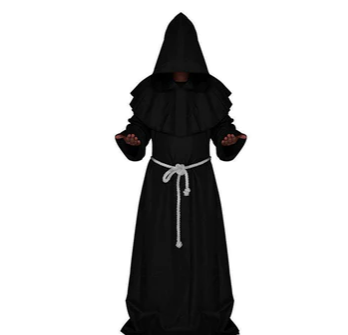 Black robe for rituals