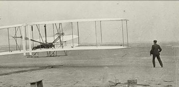Wright Brothers first airplane 